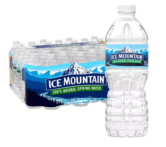 Ice Mountain Natural Spring Water – 10 cases (400 Bottles, 16.9 oz ...
